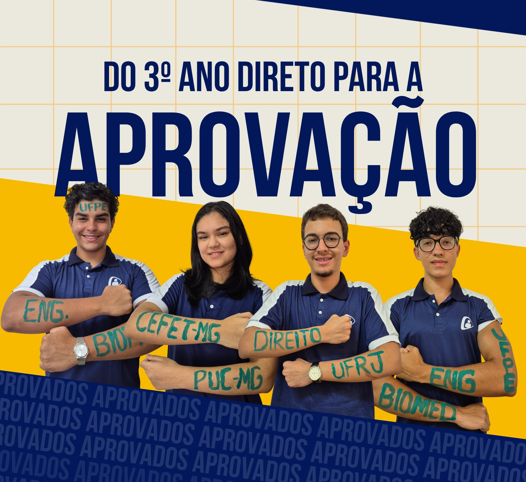 APROVAÇÕES ACADÊMICAS
