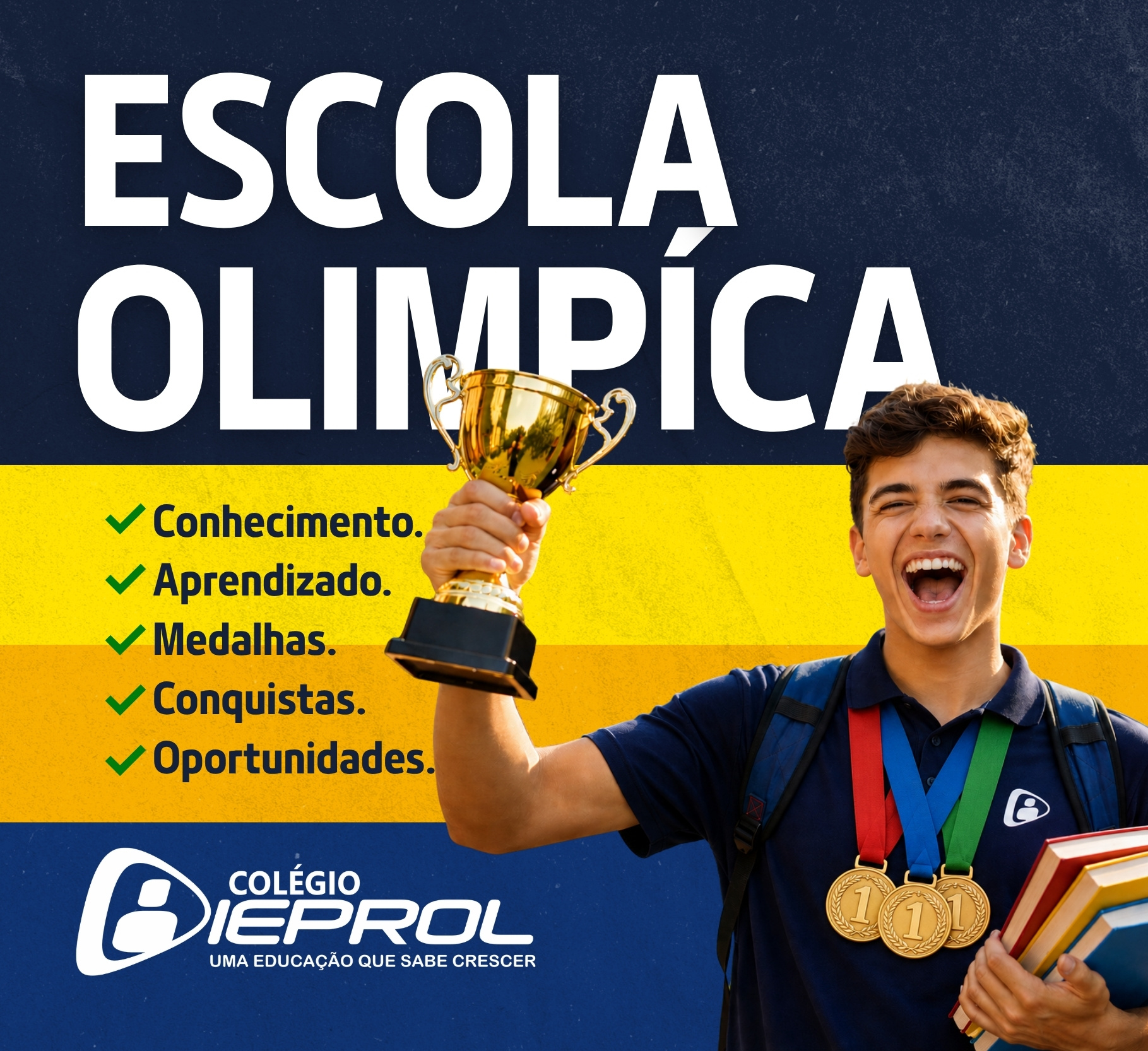 COLÉGIO IEPROL É REFERÊNCIA NA FORMAÇÃO DE JOVENS TALENTOS OLÍMPICOS