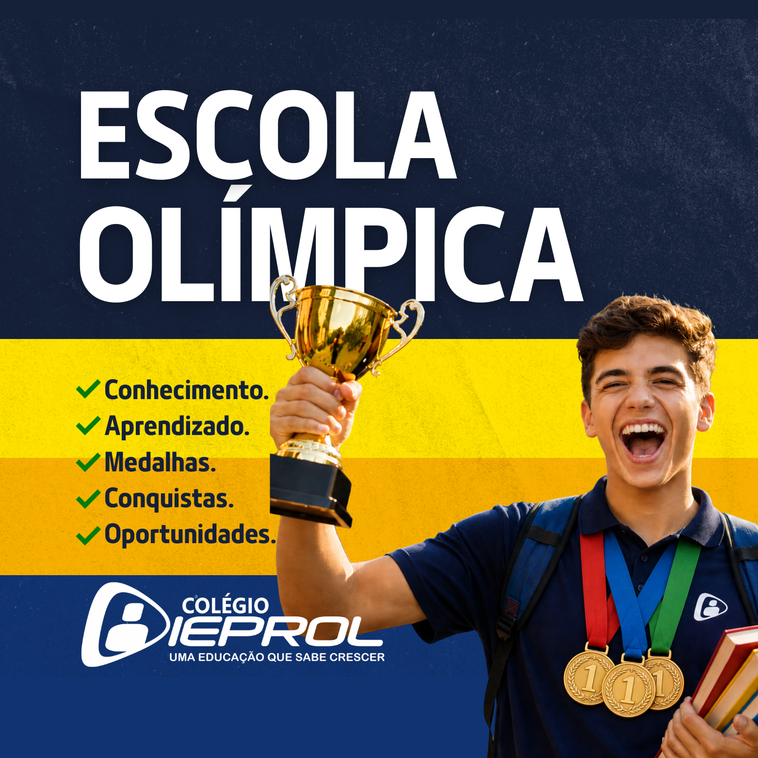 COLÉGIO IEPROL É REFERÊNCIA NA FORMAÇÃO DE JOVENS TALENTOS OLÍMPICOS